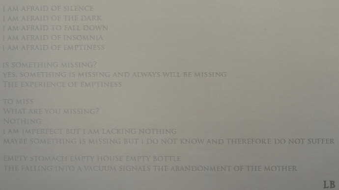 Louise Bourgeois. Courtesy of Carolina Nitsch