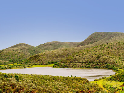 Cold lake in Territory of Life of Tsiafajavona community, Madagascar © JRR