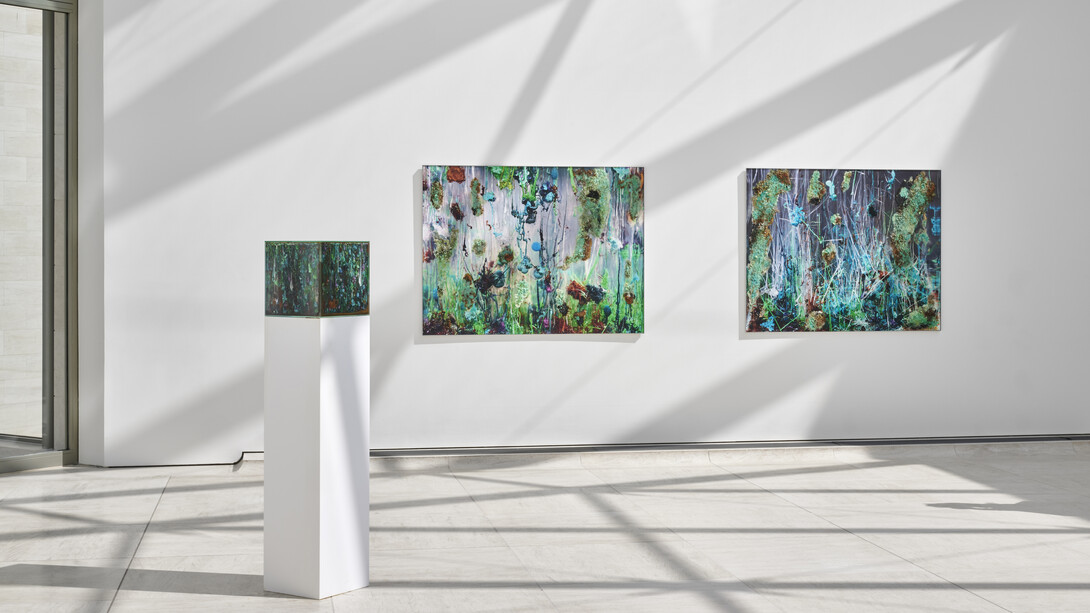 Agnieszka Kurant, Risk landscape, vue de l'exposition. Avec l'aimable autorisation du Mudam Luxembourg