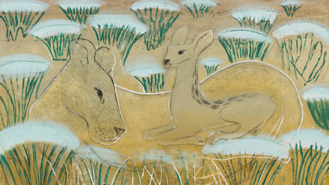 Lin May Saeed, Perennial relief (detail), 2022. Courtesy of Anton Kern Gallery 