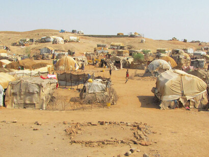 La tribù Shehadeh nel campo Kherbet Al-Souq alla periferia di  Amman