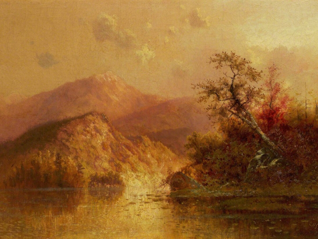 Charles Chapin, Autumn Landscape, 1877. Courtesy of Questroyal Fine Art
