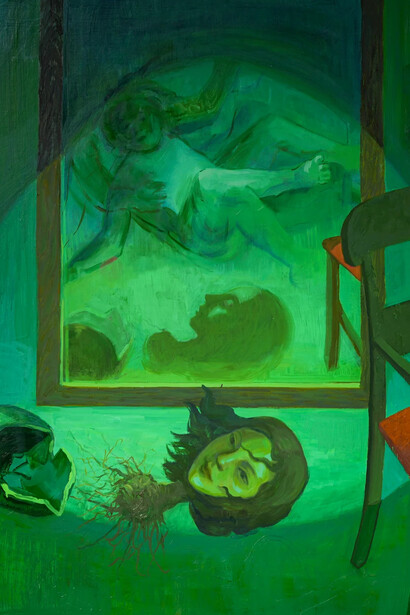 Yongqi Tang, Strange tale: vase girl (uh-oh) (detail), 2025. Courtesy of Make Room