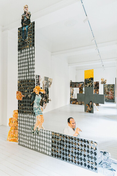 Monsieur Zohore, Tutto, installation shot, photo by Stefano Casati. Courtesy of Amanita