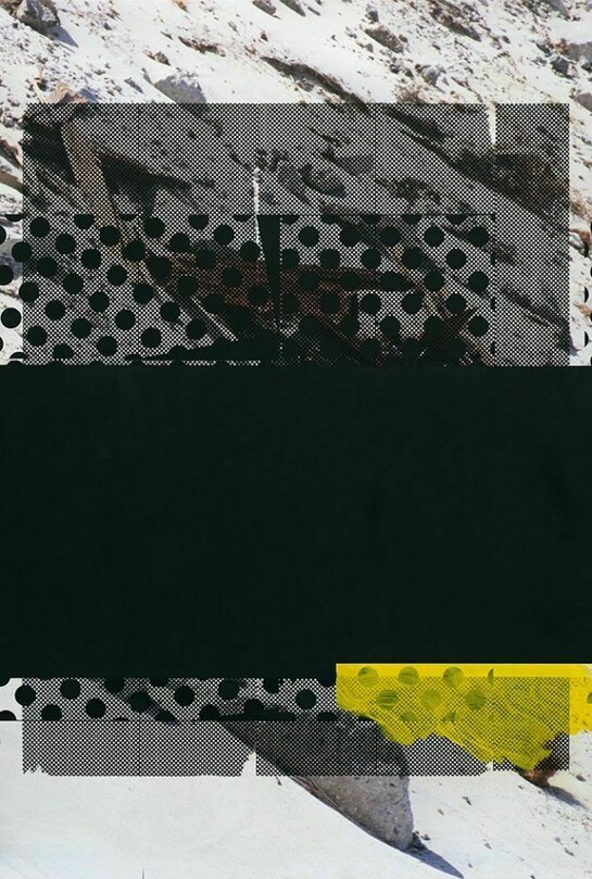 Kevin Appel, Black Water, 2014, Acrylic, oil, and UV cured ink on canvas over panel, 84 x 72 inches, 213.4 x 182.9 cm, Signed and dated on verso: "Kevin Appel 2014"