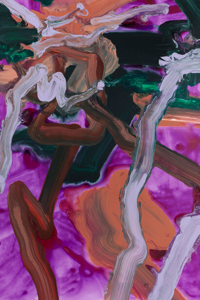 Sarah Trigg, Untitled (violet 2), 2024. Courtesy of Gaa Gallery