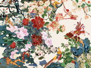 Jacky Tsai, Save Empress Wu (detail), 13 Colour Screenprint with Hand-Torn Edges on Somerset Satin 410 GSM Paper, 2015, Courtesy of Eyestorm