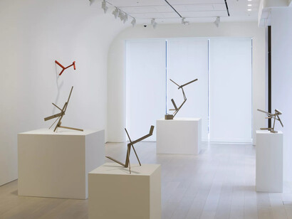 Joel Shapiro, Works from 1975–2024, exhibition view. Courtesy of Pace Gallery