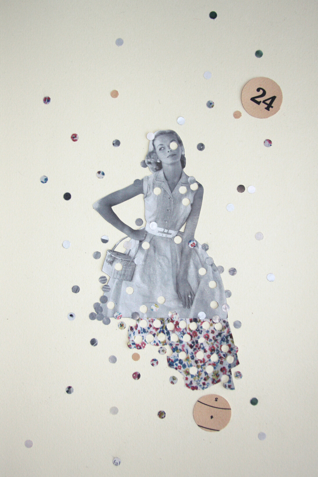 Lizzie Gill, She’ila Do, 2014, Collage on paper, 28 x 38 cm