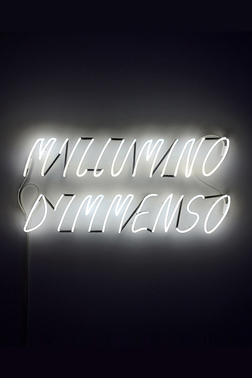 Alfredo Jaar, M’illumino d’immenso, 2013, Neon, 95 x 200 x 5 cm, Collezione Merz

