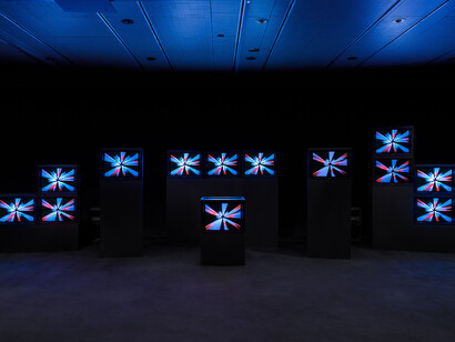 Radical software. Women, art and computing 1960–1991, ausstellungsansicht. Mit freundlicher genehmigung der Kunsthalle Wien