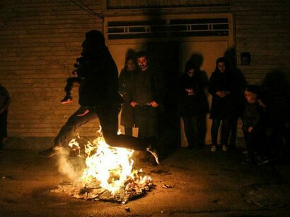 El fuego, elemento de purificación, está muy presente en el Nowruz