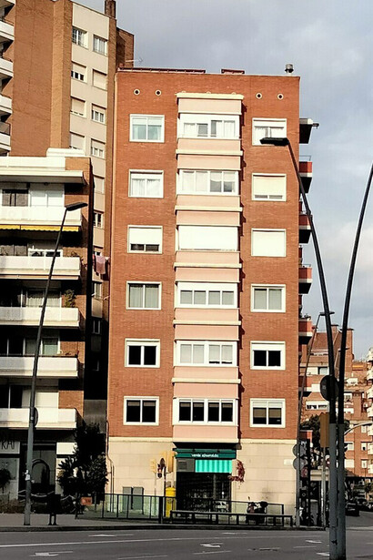 En la calle Arimon había una casita con un patio trasero y un jardín que daba a ésta calle. En este jardín, en 1857 se plantó un azufaifo, seguramente sin ninguna pretensión. Barrio Sant Gervasi — Bonanova, fachada de la torre de Castanyer, Barcelona, España