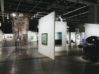At Art Basel Hong Kong 2025, visitors can explore an impressive collection of paintings and sculptures presented by top international galleries