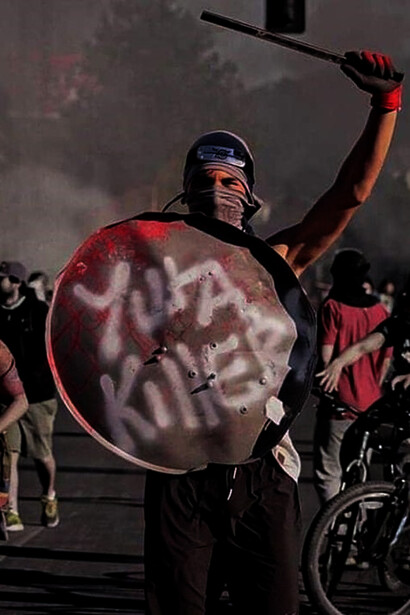 Proteste in Cile, foto Camila Ignacia Garrido Flores