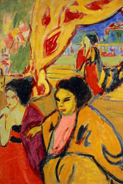 Ernst Ludwig Kirchner
Japanisches Theater [Japanese Theatre]