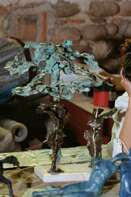 Simona Bocchi in her studio