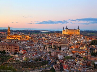 Vista de Toledo con la Catedral y el Alcázar