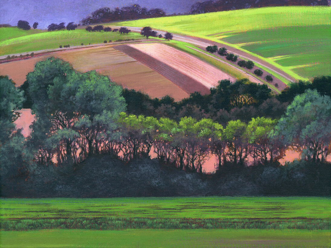 Carol Lawson, Across the river at Alfriston