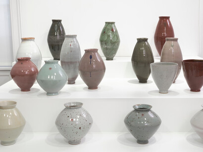 Young-Jae Lee, Forms from the Earth, exhibition view. Courtesy of David Nolan Gallery