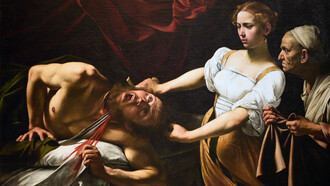 Michelangelo Merisi da Caravaggio, Judith beheading Holofernes, (1598) 