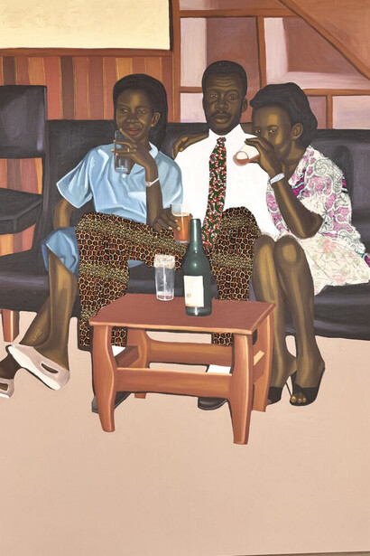 Be my guest, artwork in exhibition. Courtesy of PearlLam Gallery