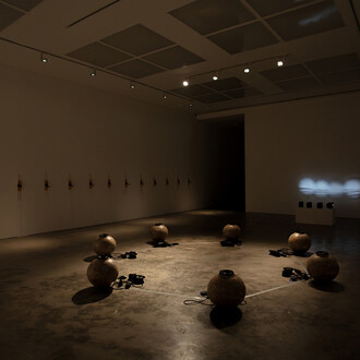 Corinne de San Jose, Everyday is like Sunday, exhibition view. Courtesy of Silverlens Gallery