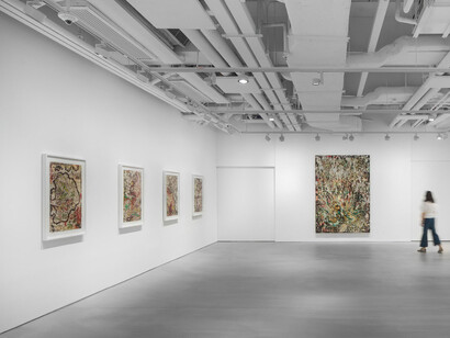 Mark Bradford, Exotica, exhibition view. Courtesy of Hauser & Wirth