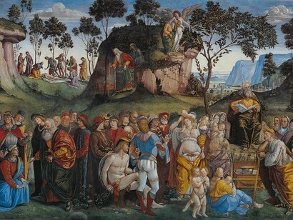 Luca Signorelli. Testamento e morte di Mosè