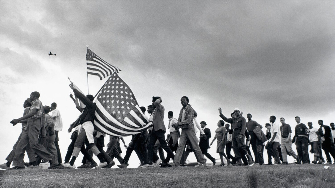 Matt Herron, The march from Selma, 1965. Courtesy of VMFA