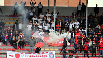 I tifosi dell'Ulanbaator FC