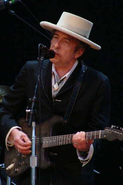 Bob Dylan durante un concerto
