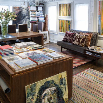 Fine Art conversations/Five artists, photo by Patricia Burke. Courtesy of the James Yarosh Associates Gallery 