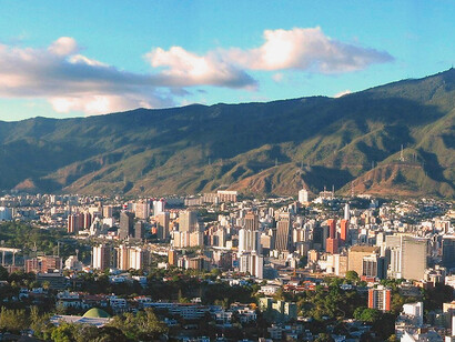 Vista aérea de Caracas, Venezuela