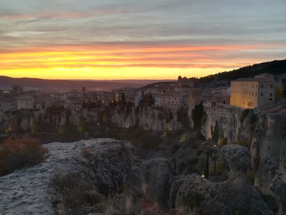 Cuenca al tramonto da uno dei tanti punti panoramici