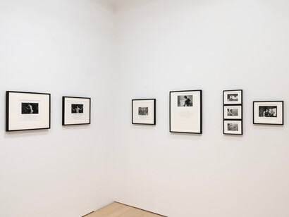Duane Michals, The nature of desire, exhibition view. Courtesy of DC Moore Gallery