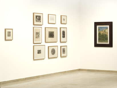 Giorgio Morandi and beyond, exhibition view. Courtesy of Repetto Gallery