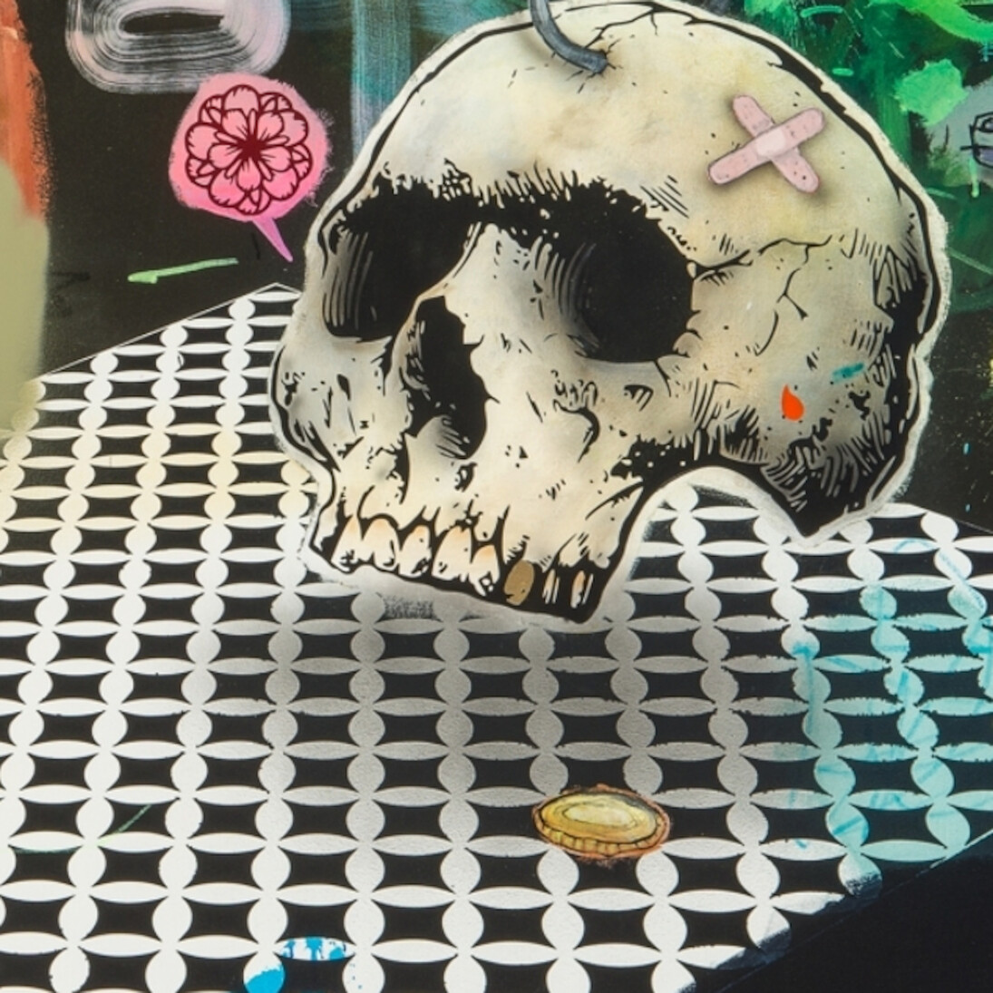 Dan Brault (born in 1979), Lingering in Time’s House (Vanitas), 2016, acrylic and oil on canvas. MMFA, purchase, gift of R. Fournelle. Photo MMFA, Christine Guest

