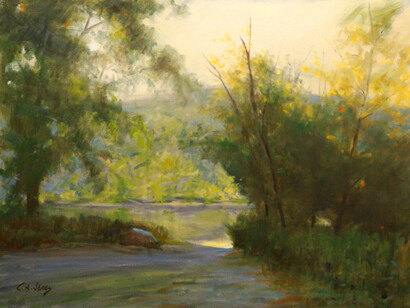 Cesar Jerez, Water's Edge. Courtesy the artist and Peninsula Gallery