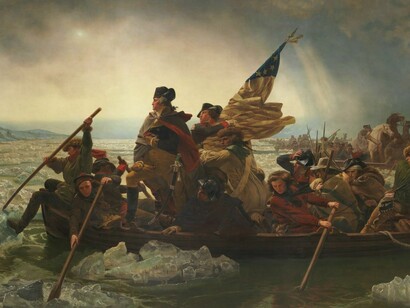 «Washington cruzando el Delaware» (1851), Emanuel Gottlieb Leutze