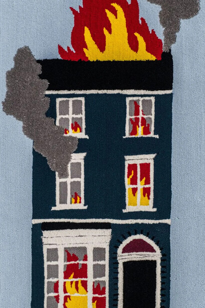 The interior, artwork in exhibition (detail). Courtesy of Sullivan+Strumpf