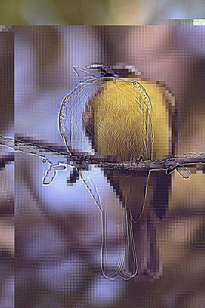 Piece from the series Wrong Landing, 2016, Glitxi