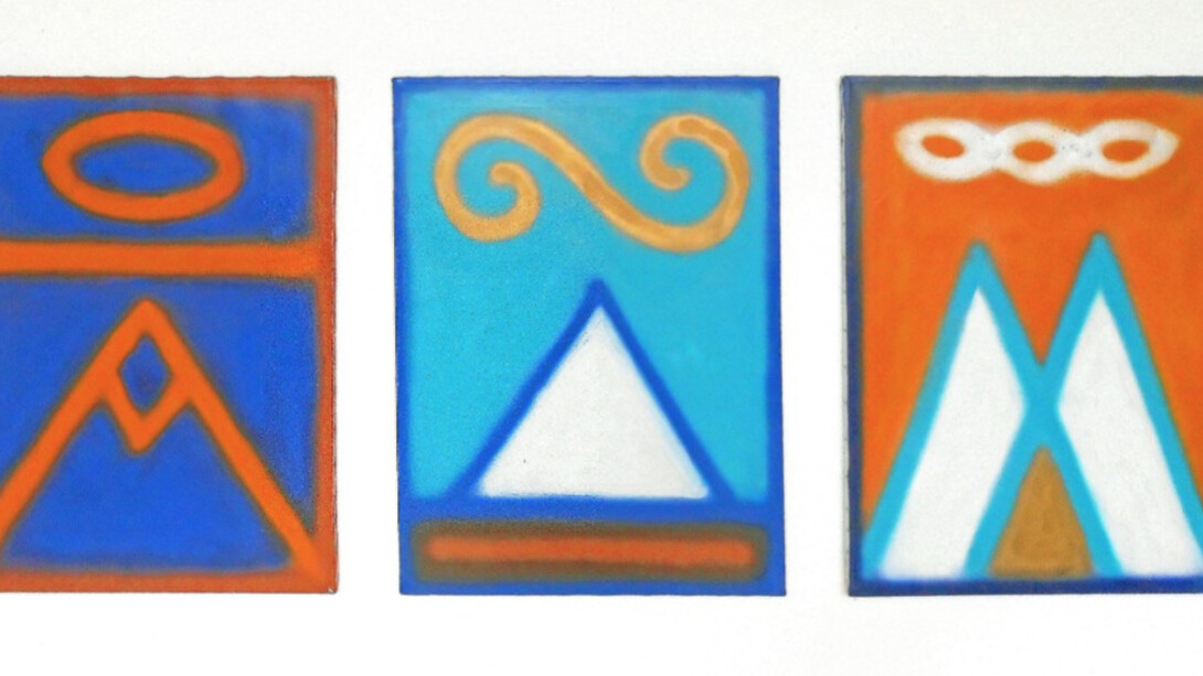 Symbols, Totems & Ciphers. Courtesy of The Painting Center