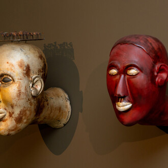 Mayur Kailash Gupta, What form retains, exhibition view. Courtesy of Latitude 28 Gallery