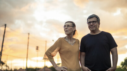 Maria Luisa e Marcelo Díaz