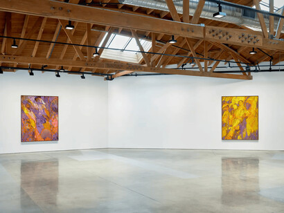 Christina Kimeze, Long loops, exhibition view. Courtesy of Hauser & Wirth Gallery