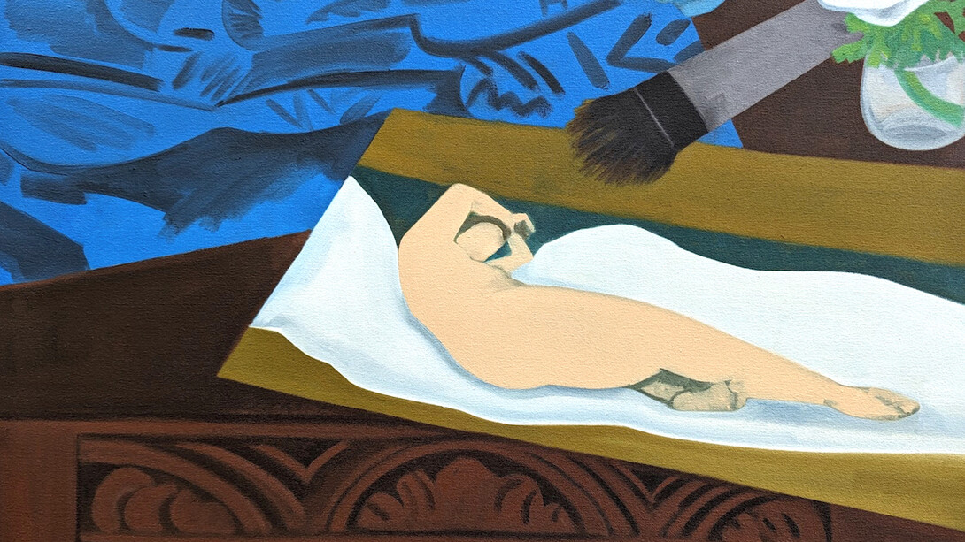 Mel Davis, Painters, 2024. Courtesy of Emerson Dorsch Gallery