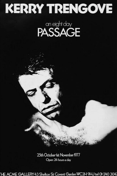 Exhibition Poster, ‘Terry Trengove: An Eight Day Passage’ (1977), Courtesy Acme Studios
