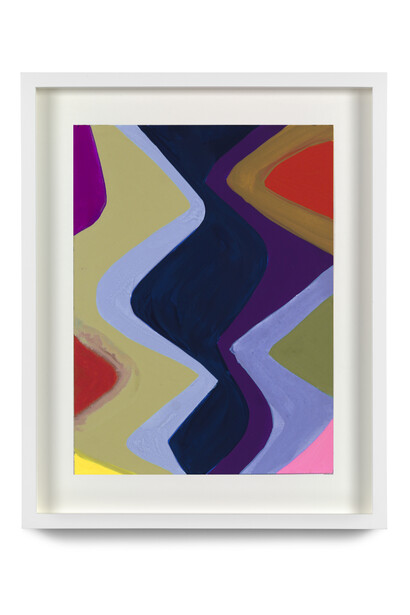 Marina Adams, '12x9_237', 2019. Gouache on
Arches Aquarelle Paper, 30.5 x 22.9cm
(12 x 9in). Copyright Marina Adams. Courtesy the
artist and Stephen Friedman Gallery, London.