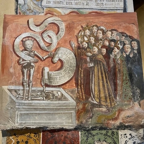 Predica dei morti, Chiusa di San Michele (TO), Maestro di La Roche de Rame (1505-1510)